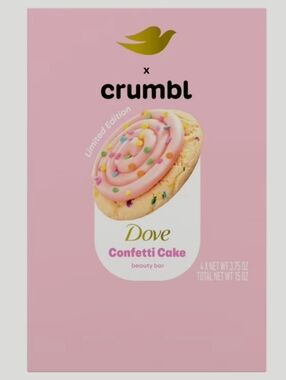 Dove x Crumbl Confetti Cake Beauty Bar